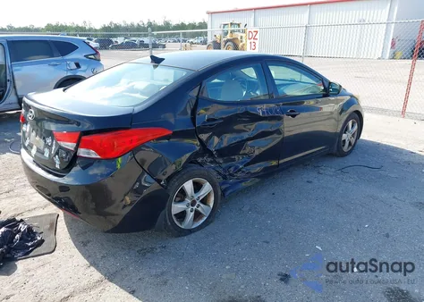 2013 Hyundai Elantra Gls из США, поврежденный, VIN 5NPDH4AE3DH289301